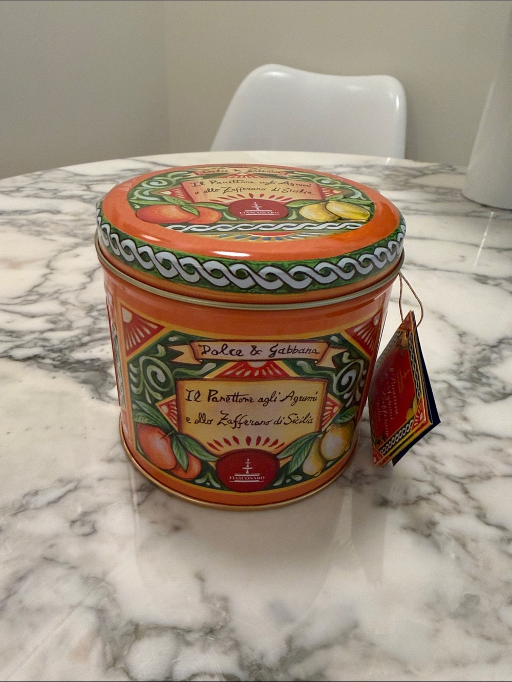 Dolce & Gabbana Orange and Green Citrus Decorative Tin